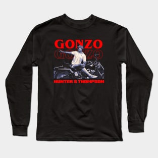 Gonzo Hunter S Tompson Rider Long Sleeve T-Shirt